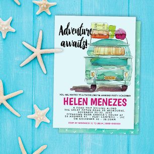 Aventure Bachelorette Week-end Getaway Invitation