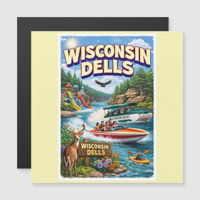 Aventure dans les Wisconsin Dells – Parcs aquatiqu (Devant / Derrière)