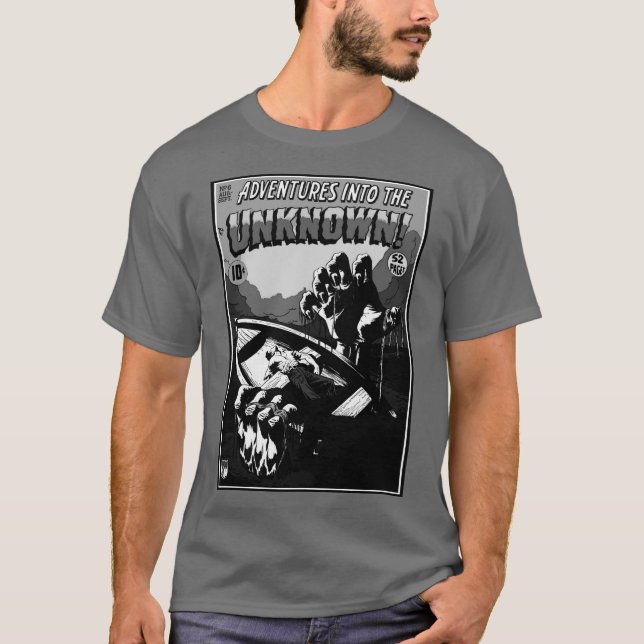 Aventure dans l'INCONNU! T-shirt (Devant)