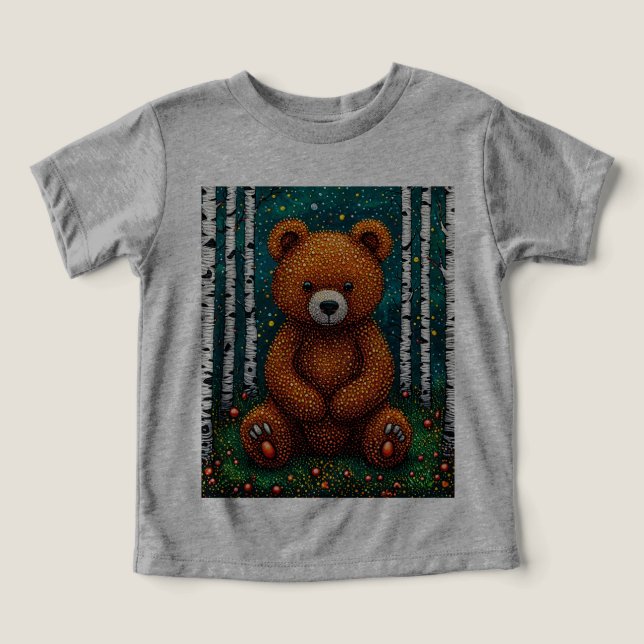 🧸 Aventure de la Forêt d'Ours Mignon Cadeau 🌲 (Design Recto)