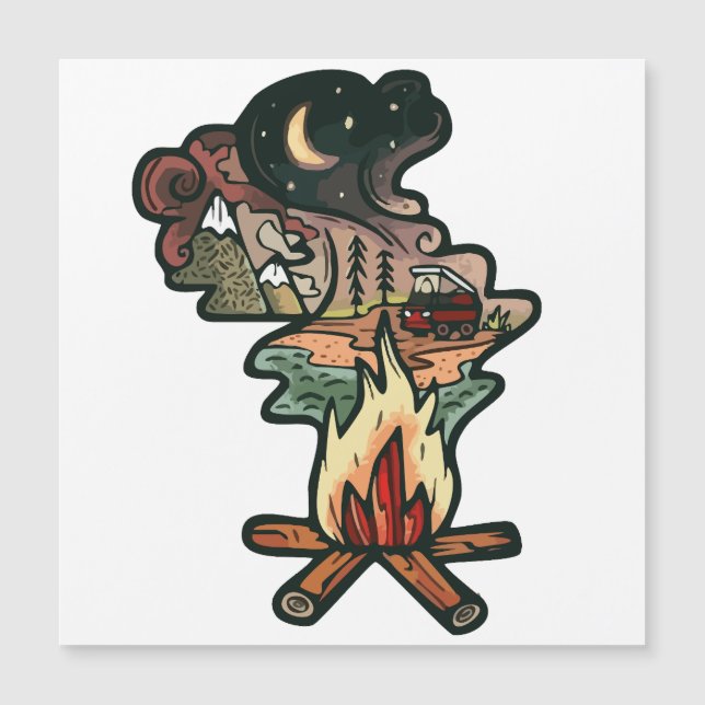 Aventure de nuit au feu de camp (Devant)