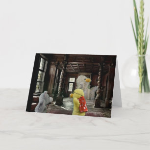 Aventure d'Halloween. Carte de vœux