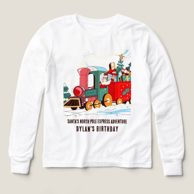 Aventure en train de Noël du Père Noël Polar Expre (Motif recto)