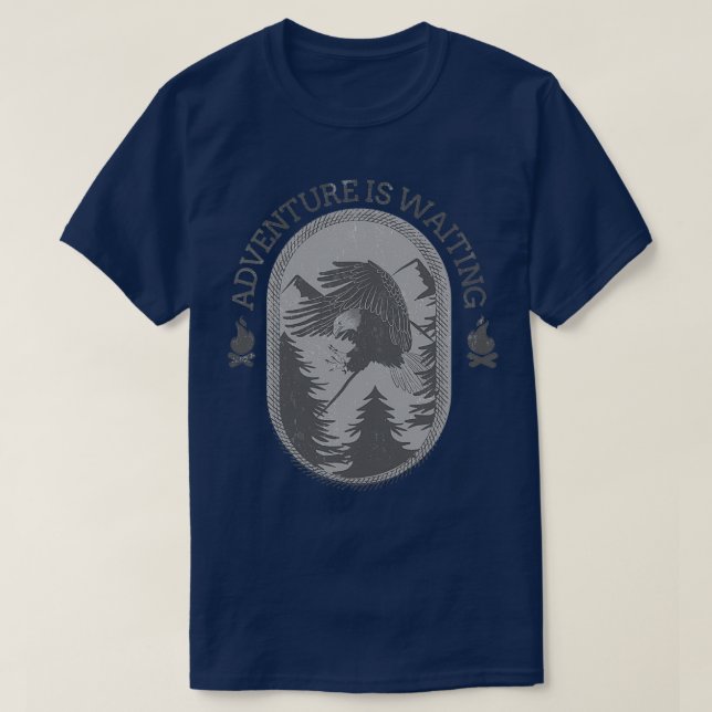 AVENTURE EST EN ATTENTE Classique TShirt (Design devant)