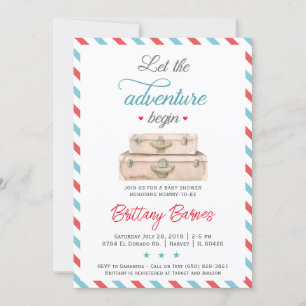 Aventure Genre Neutre Baby shower Invitation
