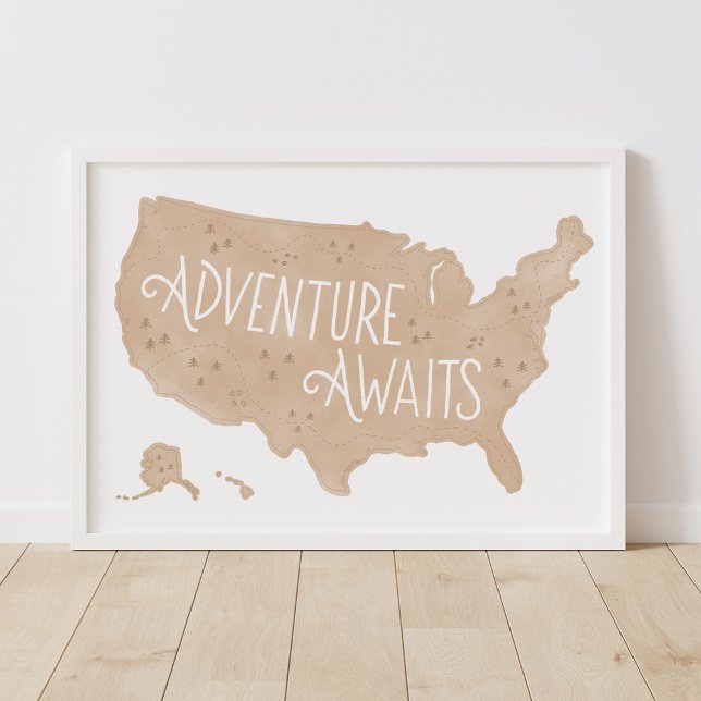 Aventure Neutre Attend Carte US Décoration de Cham (Créateur téléchargé)