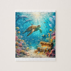 Aventure Océanique – Puzzle Coloré du Monde Sous-M