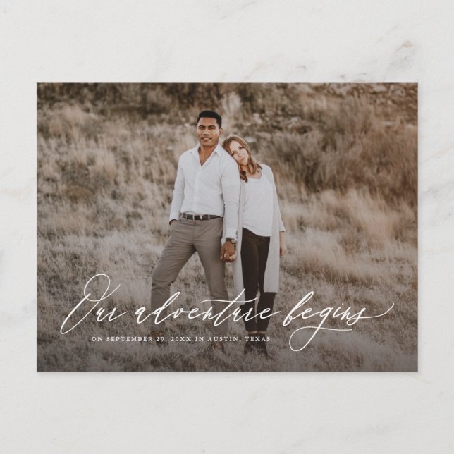 Aventure suivante Enregistrer la date Carte postal (Devant)