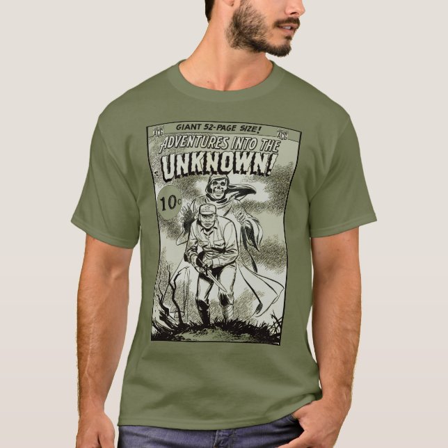 Aventures dans l'INCONNU des années 1950! T-shirt (Devant)