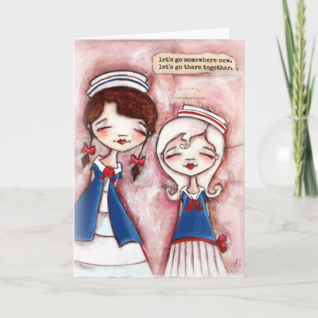 Aventures partagées - Carte d'anniversaire (Devant)