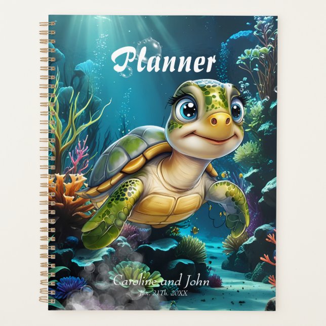 Aventures sous-marines avec la tortue joyeuse. (Devant)
