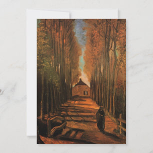 Avenue des peupliers à l'automne par Vincent van G
