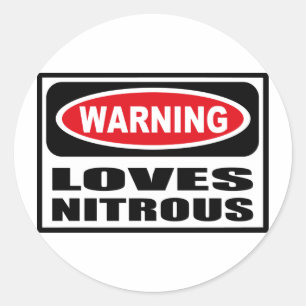 Avertissement ADORE Sticker NITROUS