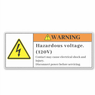 Avertissement Étiquette de tension dangereuse VLO9