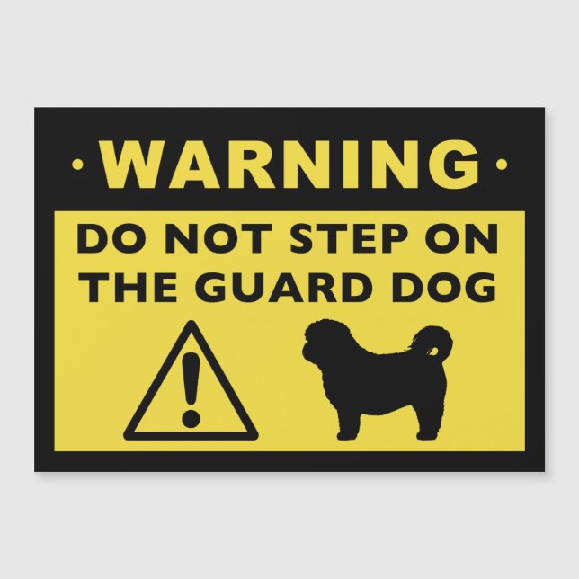 Avertissement humoristique de chien de garde de (Devant)
