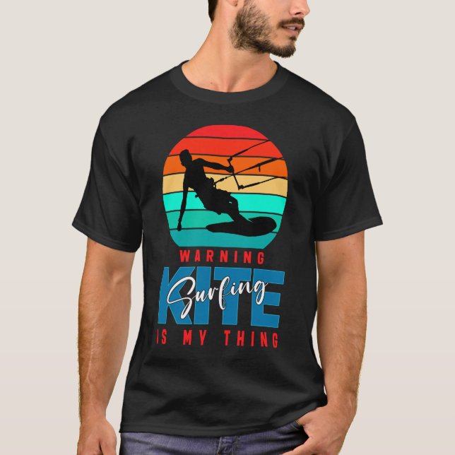 Avertissement Kitesurfing Est Mon T-Shirt Objet (Devant)