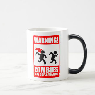 Avertissement ! Les zombis peuvent être tasse