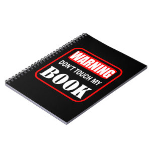 Avertissement ne touchez pas à mon livre