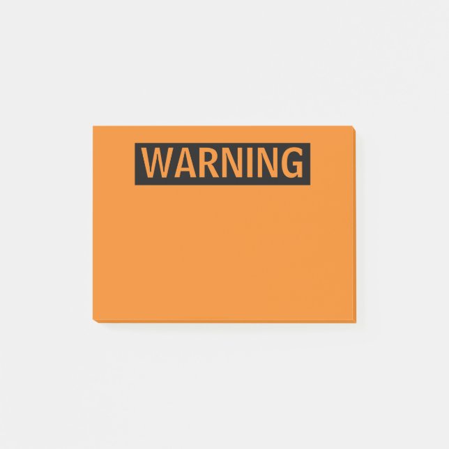 AVERTISSEMENT NOTES POST-IT (Devant)