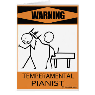 Avertissement Pianiste Temperamental