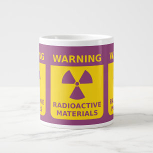 Avertissement radiologique Jumbo Mug