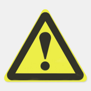 Avertissement, Sticker d'avertissement