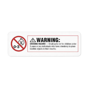 Avertissement : Sticker pour Étiquette Vending Haz