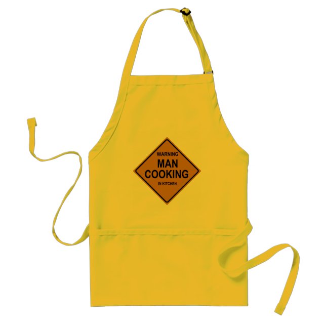 Avertissement : Tablier de cuisine d'homme (Devant)