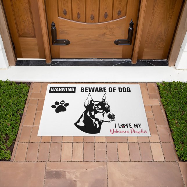 Avertissement - Tapis de porte 24" x 36" (De plein air)