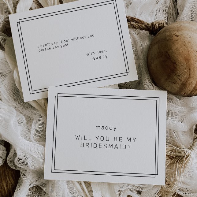 AVERTISSEZ-Vous Mes Cartes De Propositions D'Épous (AVERY Will You Be My Bridesmaid Proposal Cards)