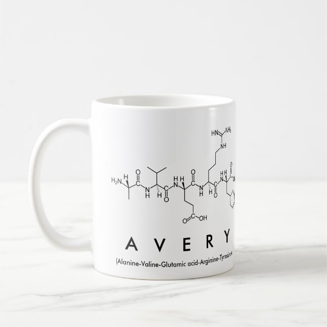 Avery peptide nom mug (Gauche)