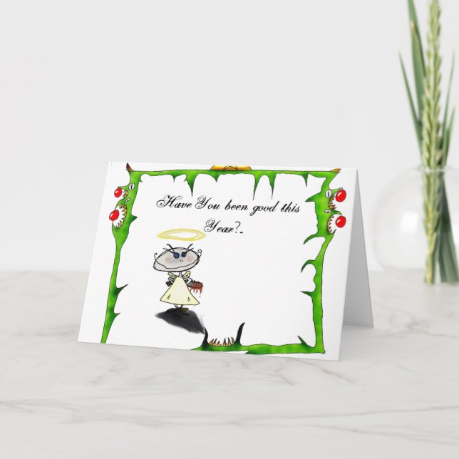 Avez-vous été bon cette année ? - Carte de Noël (Devant)