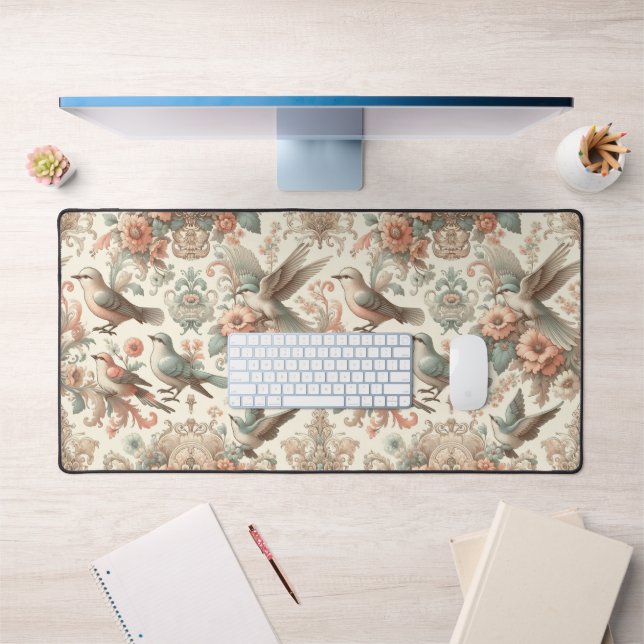 Aviaire victorien : Un jardin pastel (Bureau 1)