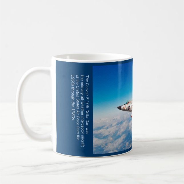 Aviation Art mug "Convair F-106 Delta Dart" (Gauche)