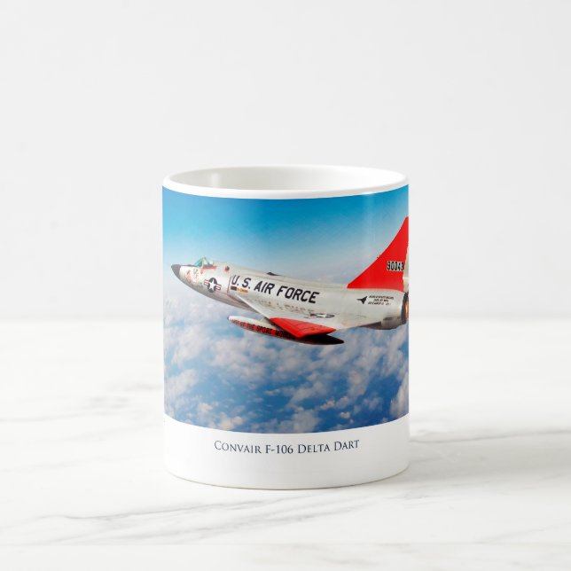 Aviation Art Mug "Convair F-106 Delta Dart" (Centre)