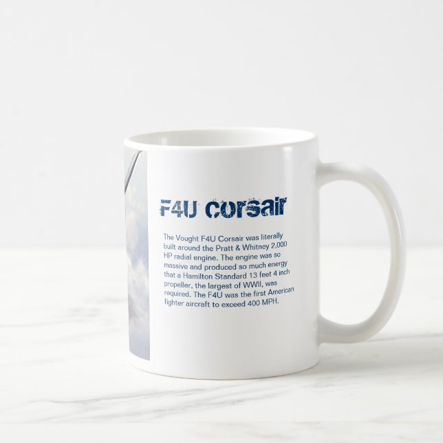 Aviation art mug "F4U Corsair" (Droite)