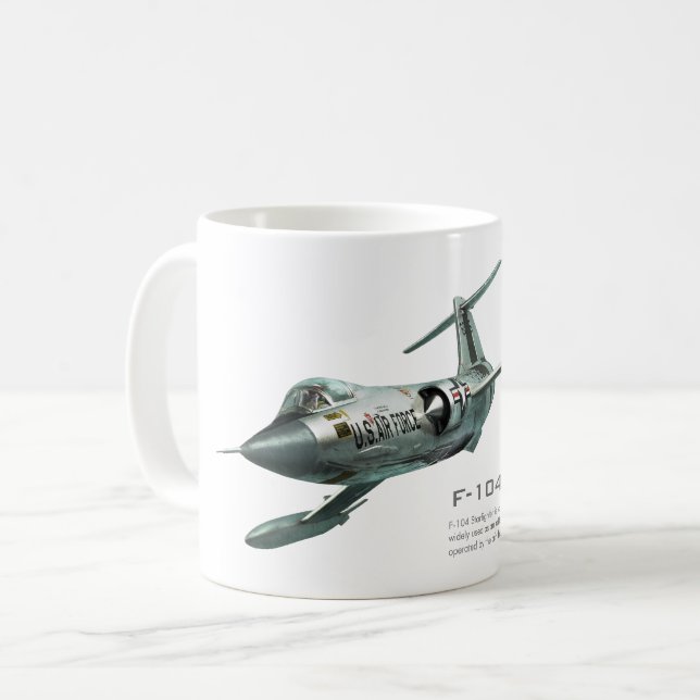 Aviation Art Mug "F-104 Starfighter" (Devant gauche)
