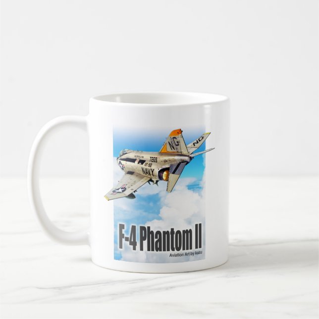 Aviation Art Mug "F-4 Phantom II" (Gauche)