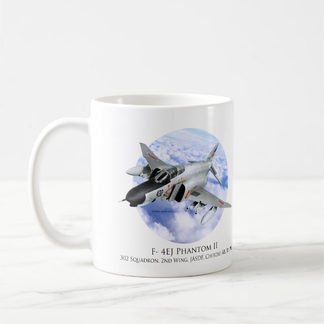 Aviation Art Mug "F- 4EJ Phantom II" (Gauche)