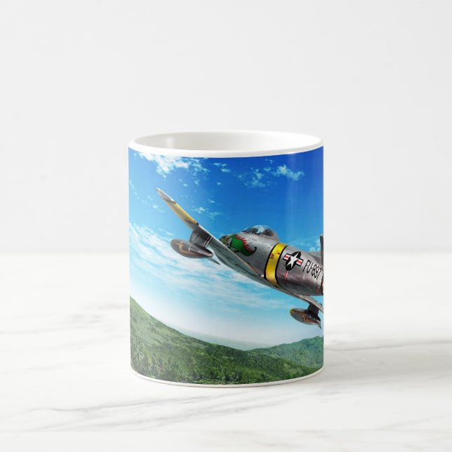 Aviation Art Mug "F-86 Sabre" (Centre)