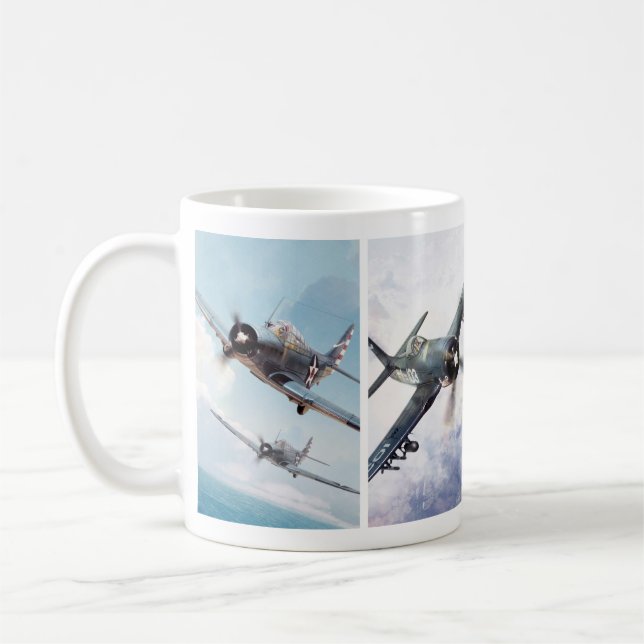 Aviation Art Mug "Fighter of World War II" (Gauche)