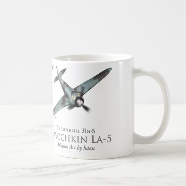 Aviation Art Mug "FW-190A & La-5FN" (Droite)