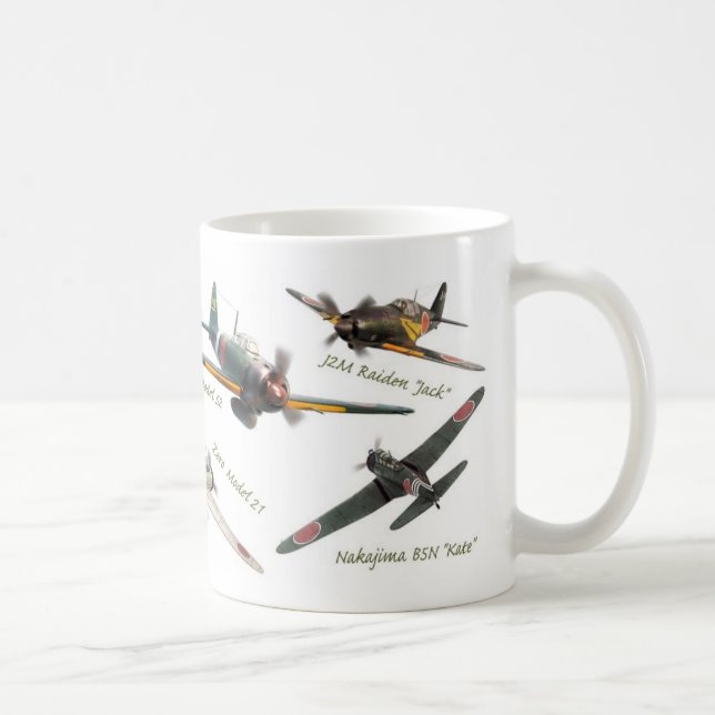 Aviation Art Mug "Japanese warplane of WWII" (Droite)