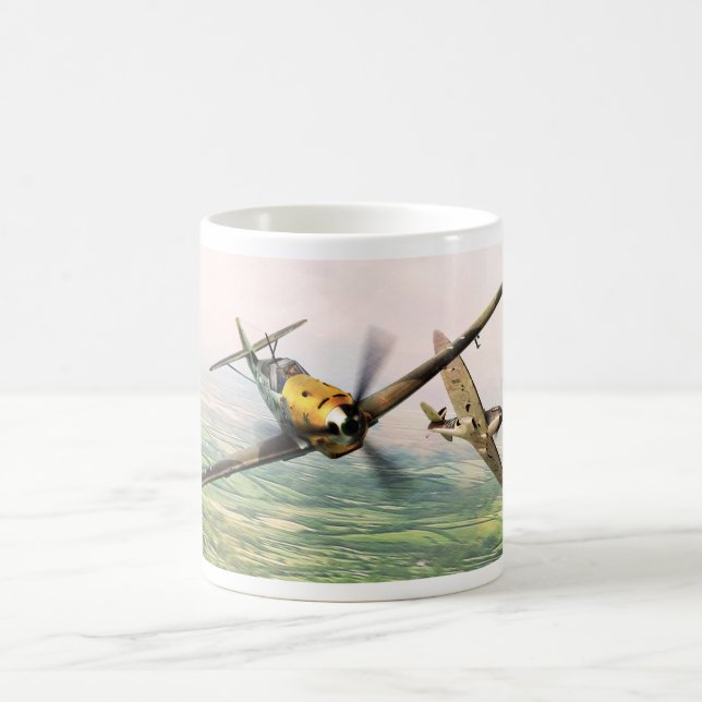 Aviation Art mug "Messerschmitt Bf 109" (Centre)