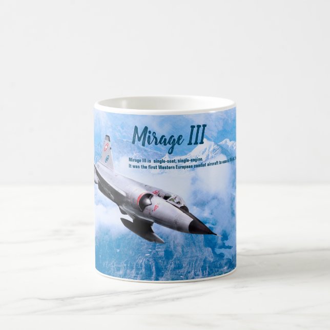 Aviation Art Mug "Mirage III " (Centre)