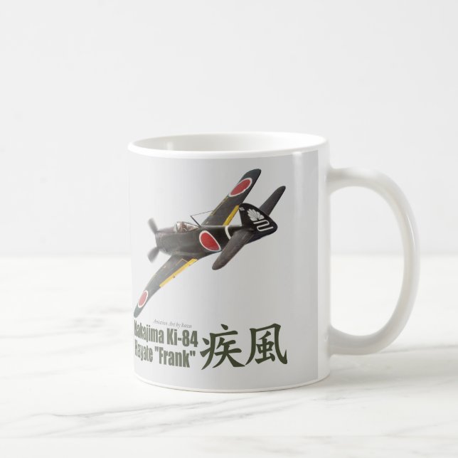 Aviation Art mug "Nakajima Ki-84 Frank" (Droite)