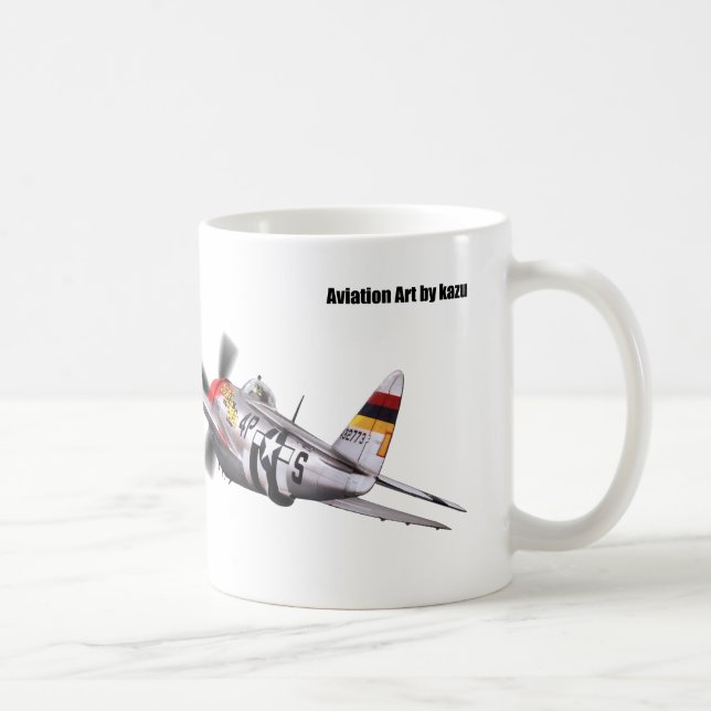 Aviation Art mug "Republic P-47 Thunderbolt" (Droite)