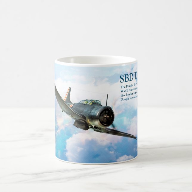 Aviation Art Mug "SBD Dauntless" (Centre)