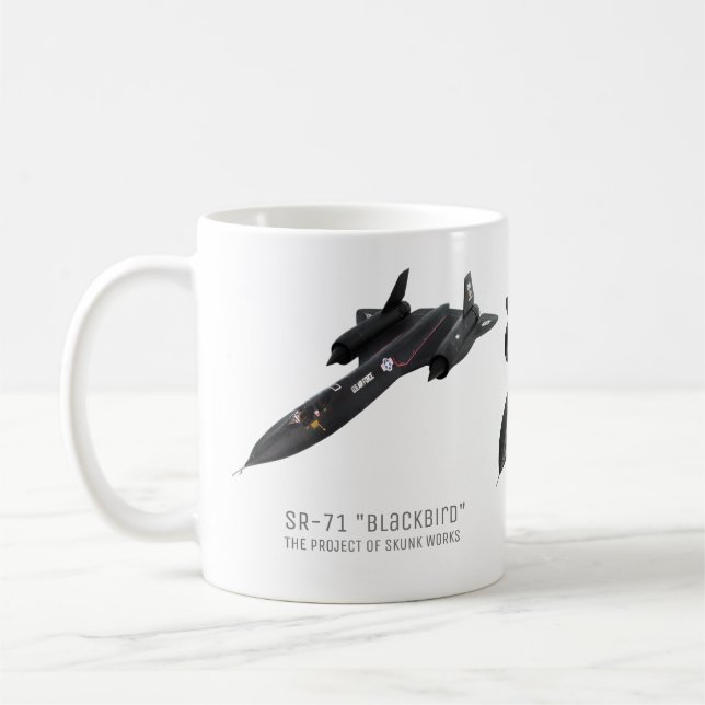 Aviation Art Mug "SR-71 Blackbird" (Gauche)