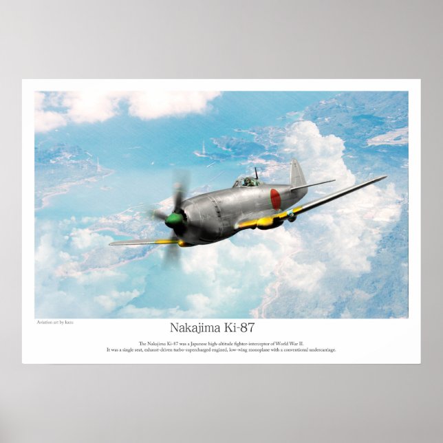 Aviation Art Poster "Tachikawa Ki-94 II" (Devant)